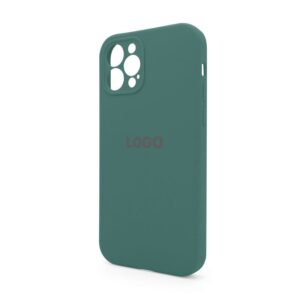 Чохол Full Silicone Case для Apple iPhone 12 Pro pine green (55) закрита камера