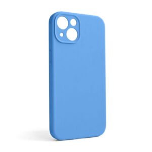 Чохол Full Silicone Case для Apple iPhone 13 royal blue (3) закрита камера (без логотипу)