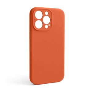 Чохол Full Silicone Case для Apple iPhone 13 Pro apricot (2) закрита камера (без логотипу)