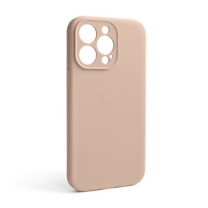 Чохол Full Silicone Case для Apple iPhone 13 Pro nude (19) закрита камера (без логотипу)