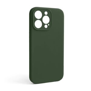 Чохол Full Silicone Case для Apple iPhone 13 Pro atrovirens green (54) закрита камера (без логотипу)
