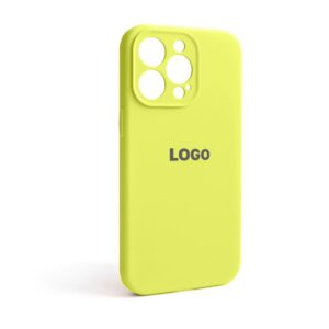Чохол Full Silicone Case для Apple iPhone 13 Pro flash lime (41) закрита камера