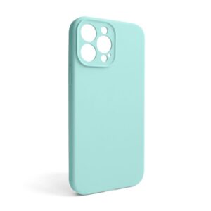 Чохол Full Silicone Case для Apple iPhone 13 Pro Max sea blue (21) закрита камера (без логотипу)