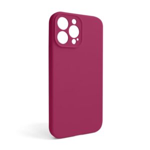 Чохол Full Silicone Case для Apple iPhone 13 Pro Max pomegranate (59) закрита камера (без логотипу)