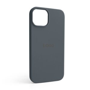 Чохол Full Silicone Case для Apple iPhone 14 dark grey (15)