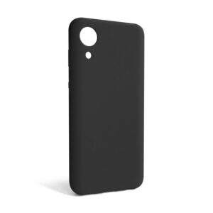Чохол Full Silicone Case для Samsung Galaxy A03 Core/A032 (2021) black (18) (без логотипу)