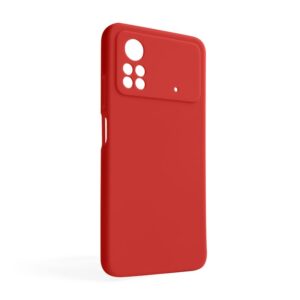 Чохол Full Silicone Case для Xiaomi Poco X4 Pro red (14) (без логотипу)