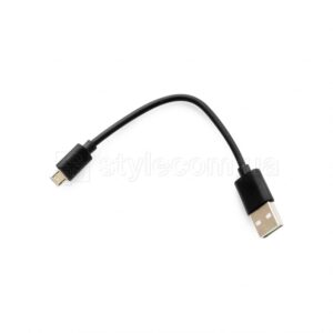Кабель USB Premium (заряджання) Micro 0,15м короткий black
