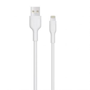 Кабель USB WALKER C350 Lightning white