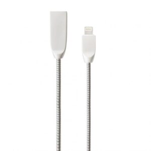 Кабель USB WALKER C730 Lightning silver
