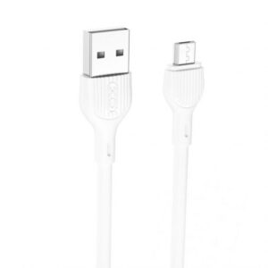 Кабель USB XO NB200 Micro Quick Charge 2.1A white