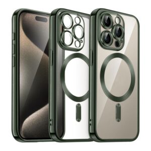 Чохол з функцією MagSafe для Apple iPhone 12 olive (8)