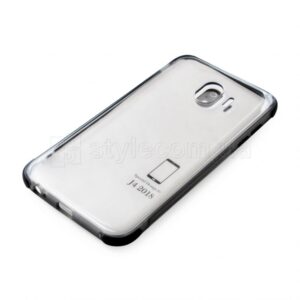 Чохол силіконовий з кольоровою рамкою для Samsung Galaxy J4/J400 (2018) black/black