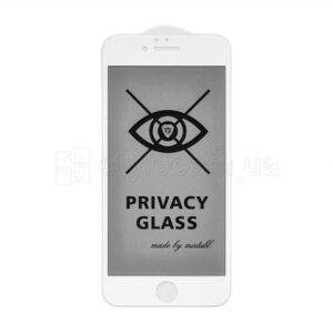 Захисне скло Privacy для Apple iPhone 6, 6s white